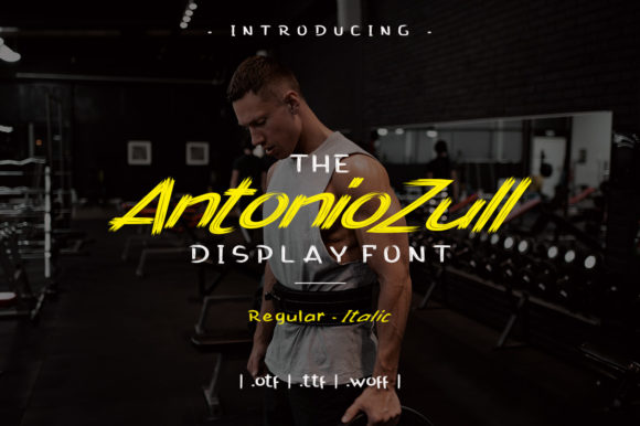 Antonio Zull: The Urban Display Font for Bold Branding