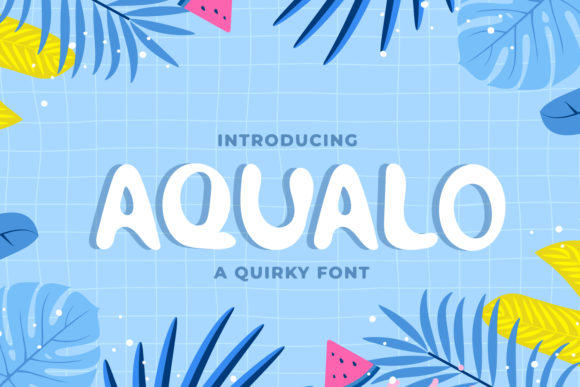 Aqualo: A Friendly Display Font for Editorial Design
