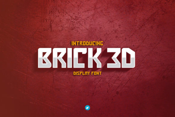 Brick 3D: A Bold Display Font That Elevates Brand Identity
