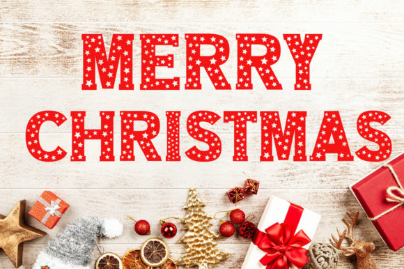 Christmas Stars: A Festive Display Font That Brings Holiday Magic to Your Handmade Designs