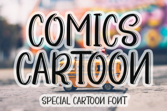 Comics Cartoon: A Quirky Display Font for Brand Identity