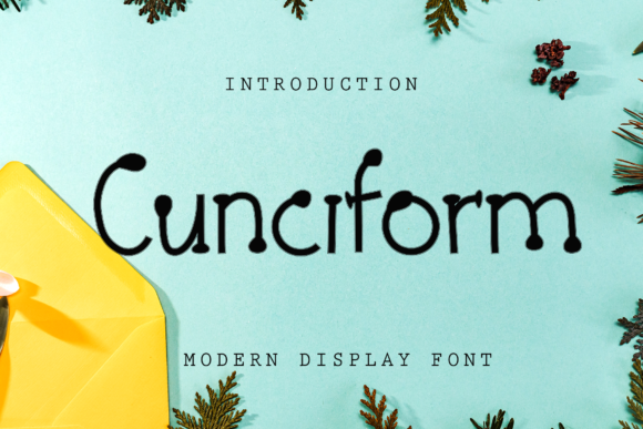 Cunciform: A Hand-Drawn Display Font for Web Design
