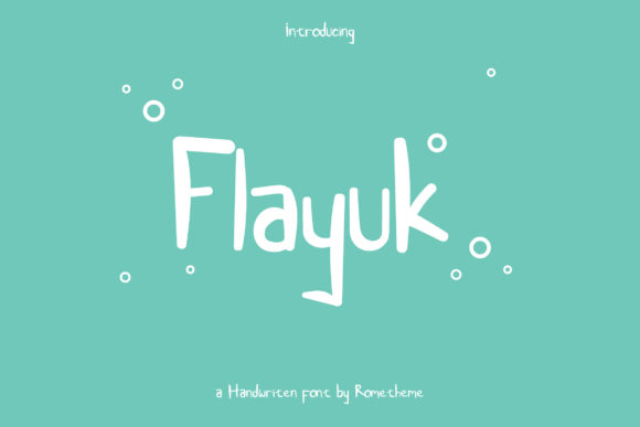 Flayuk: A Display Font That Elevates Small Business Branding