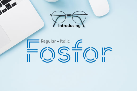 Fosfor: A Bold Display Font for Marketers