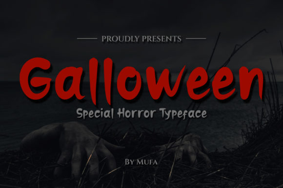 Galloween: A Spooky Display Font for Web Design