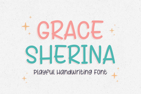 Grace Sherina: A Playful Display Font for Campaigns