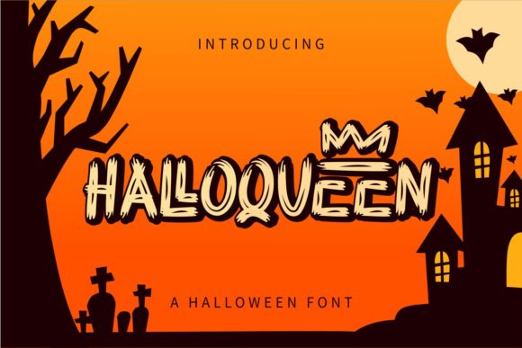 Halloqueen: A Spooky Display Font for Web Design