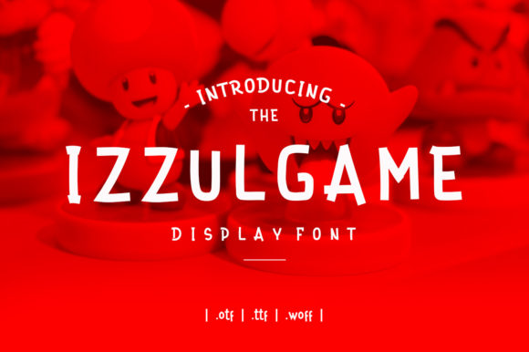Izzul Game: A Bold Display Font for Makers