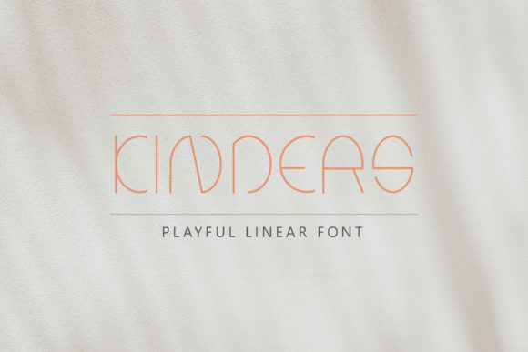 Kinders: A Stylish Display Font for Modern Web Design