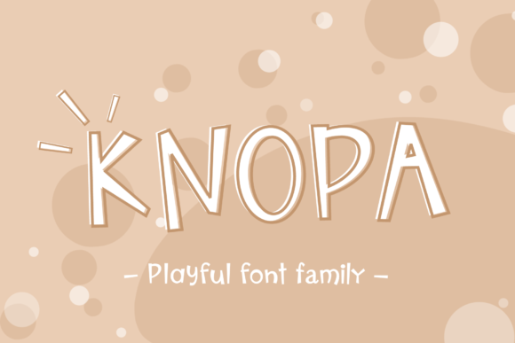 Knopa: A Quirky Display Font for Engaging Marketing