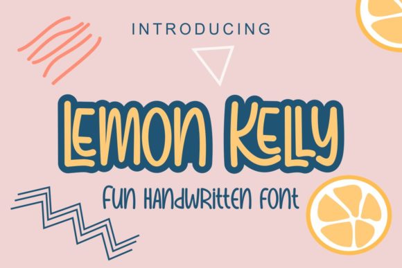 Lemon Kelly: A Quirky Display Font for Brand Identity
