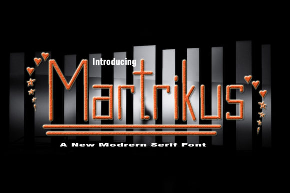 Martrikus: A Timeless Display Font for Web Design