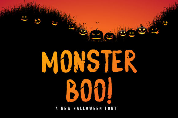 Monster Boo: A Bold Display Font for Web Design