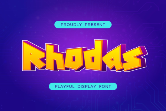 Rhodas: A Bold Display Font That Brings Handmade Designs to Life