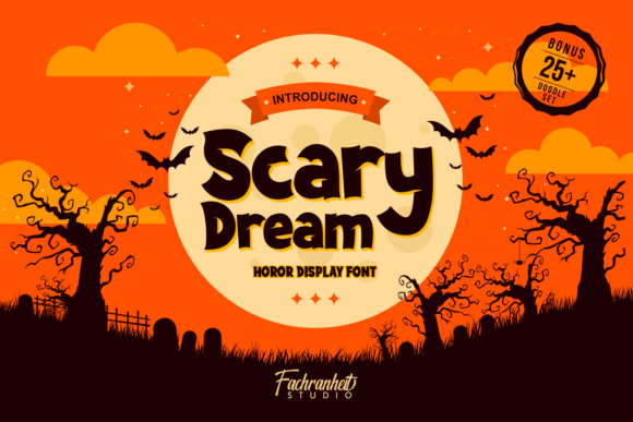 Scary Dream: A Bold Display Font for Web Design