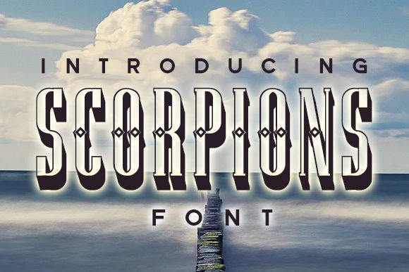 Scorpions: A Bold Display Font for Campaigns