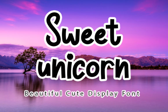Sweet Unicorn: A Display Font for Bold Campaigns