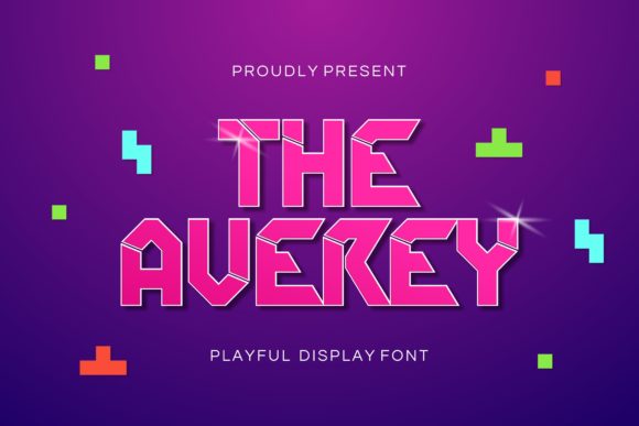 The Averey: A Playful Display Font for Crafters & Small Product Makers