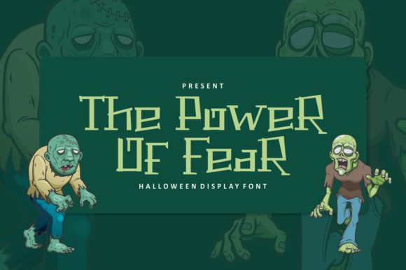 The Power of Fear: A Bold Display Font for Halloween-Inspired Web Design