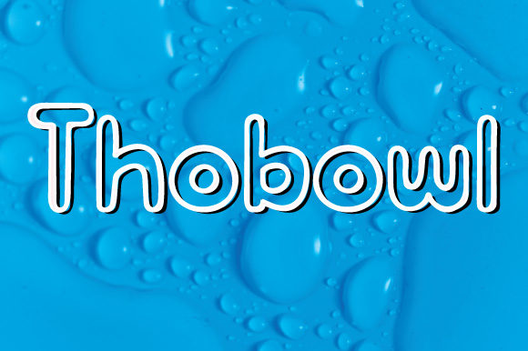 Thobowl: A Sweet Display Font for Modern Marketing