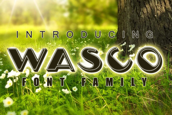 Wasco: A Fun Display Font for Editorial Design